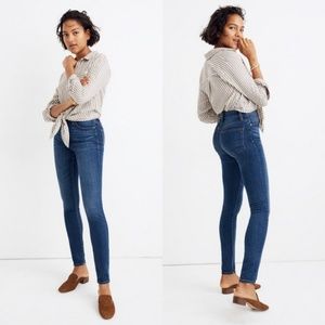 Madewell 10" High Rise Skinny Jean in Hayes Wash
